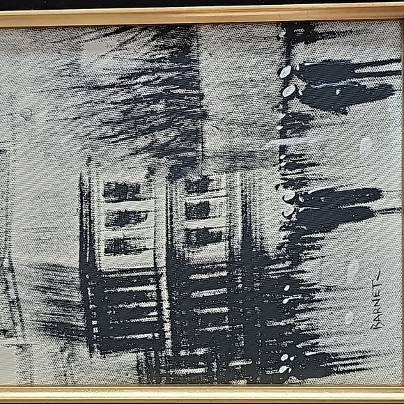 Original J. Barnet Paris Painting Signed Framed - Picture 2 of 4